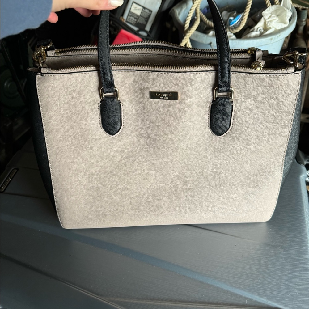 Kate Spade pink and black purse